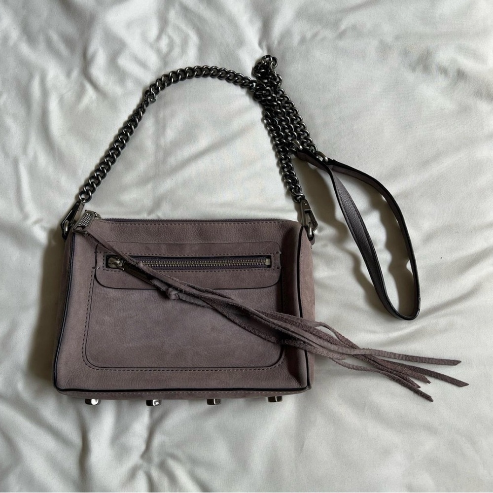Rebecca Minkoff Purple Grey Crossbody Bag